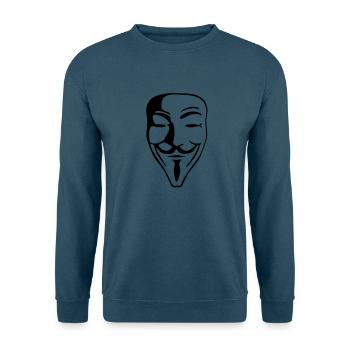 Guy Fawkes for bright shirts - Unisex Pullover - Indigoblau - Vorne