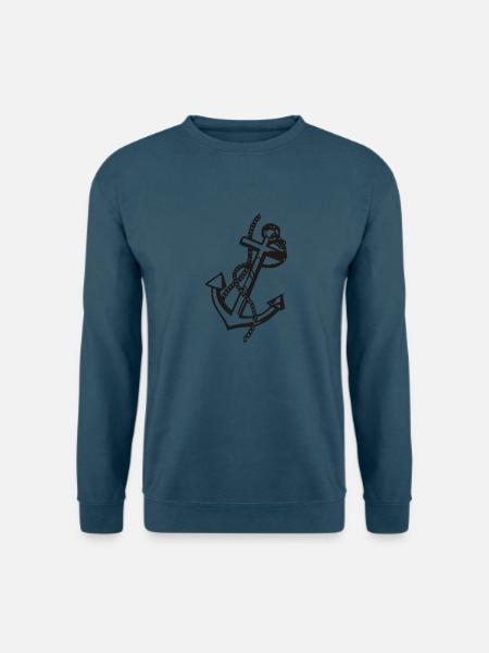 anker - Unisex Pullover - Indigoblau