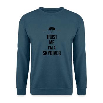 Skydiver - Unisex Pullover - Indigoblau - Vorne