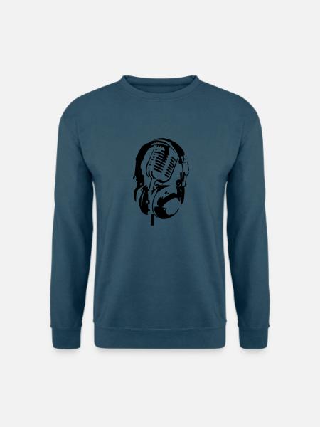 mikrokopfhoerer - Unisex Pullover - Indigoblau