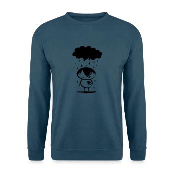 Emo - Unisex Pullover - Indigoblau - Vorne
