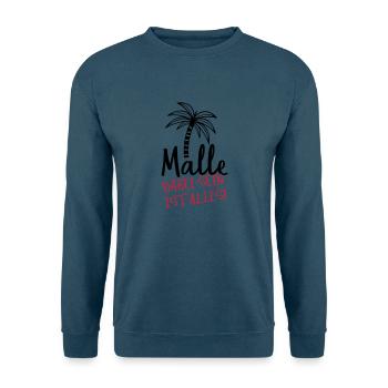 malle dabei sein - Unisex Pullover - Indigoblau - Vorne