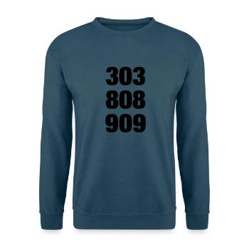 303 808 909 - Unisex Pullover - Indigoblau - Vorne