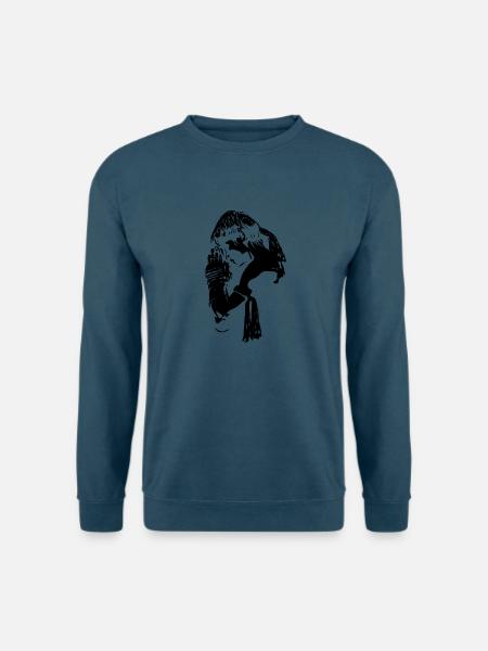 Muay-Thai-Tj1 - Unisex Pullover - Indigoblau