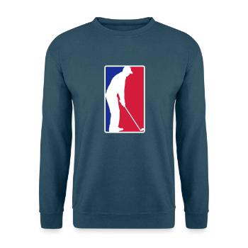 Rot Blau Golf - Unisex Pullover - Indigoblau - Vorne