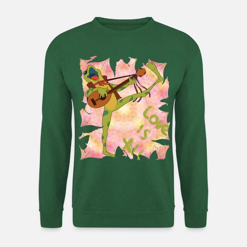 Ondoyance - Love is all (rosa) - Unisex Pullover - Grün