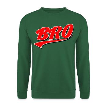 bro sis brother sister family love big little best - Unisex Sweatshirt - green - Front