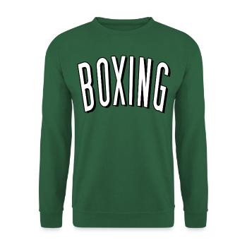 box boxing boxer mma fight kick punch sparring cap - Unisex Pullover - Grün - Vorne