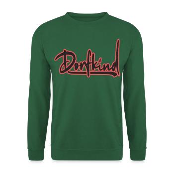 dorf dorfkind stadt stadtkind dorfi bauer landei - Unisex Pullover - Grün - Vorne