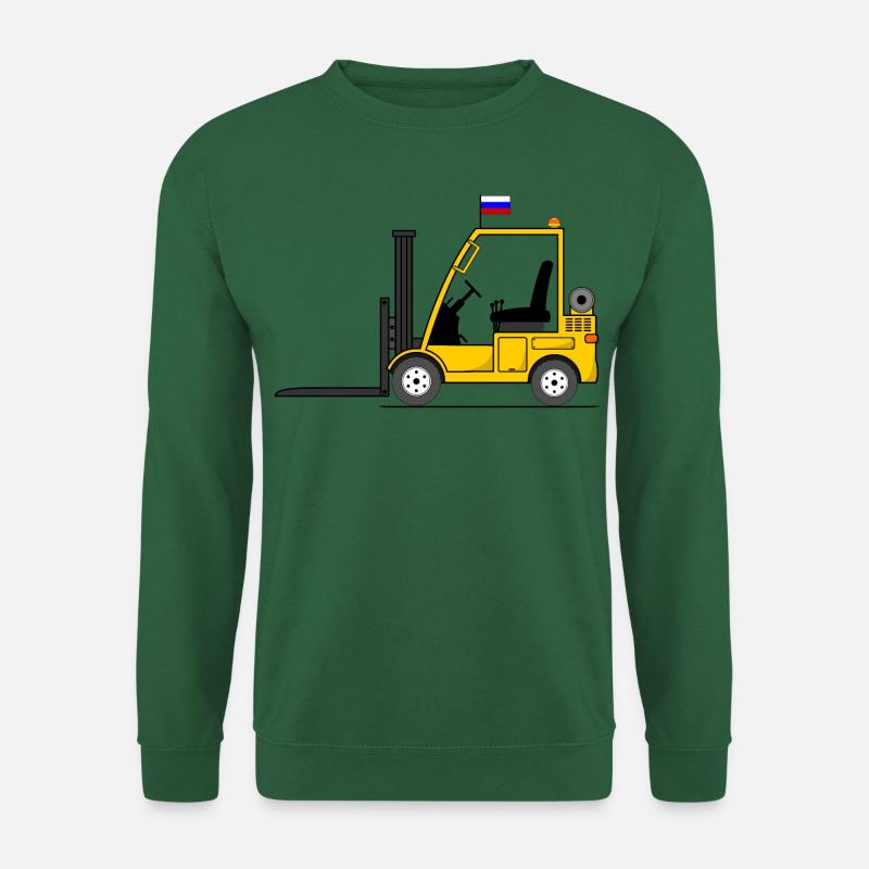 Stapler Russland Flagge - Unisex Pullover - Grün