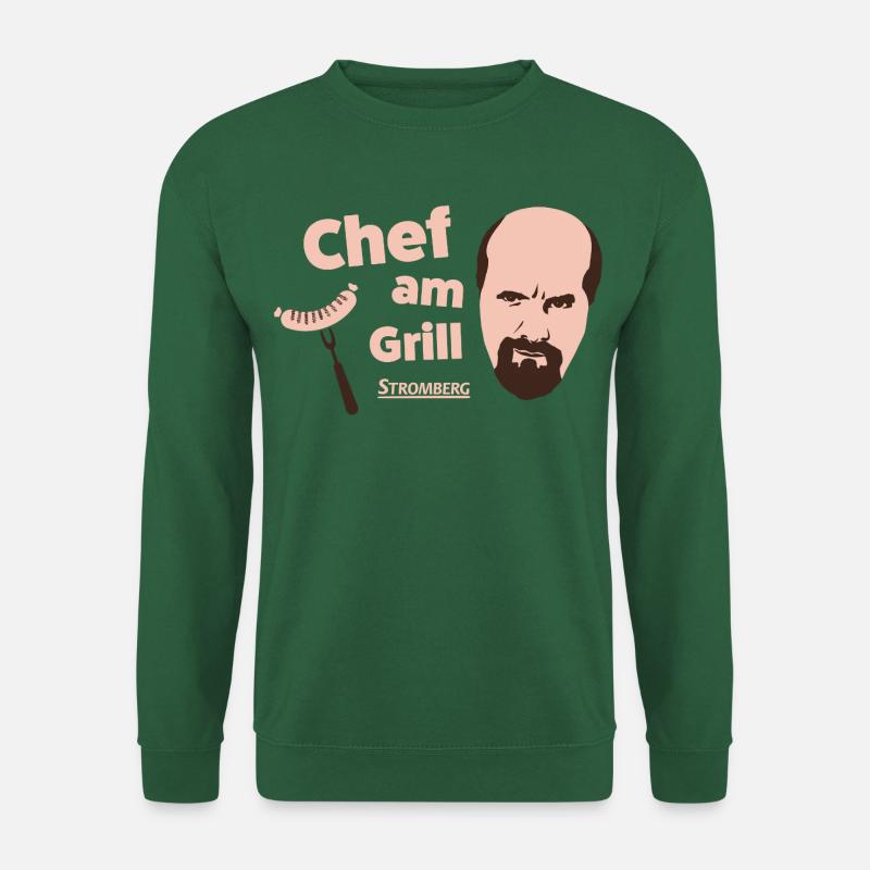 Stromberg Chef Am Grill - Unisex Pullover - Grün