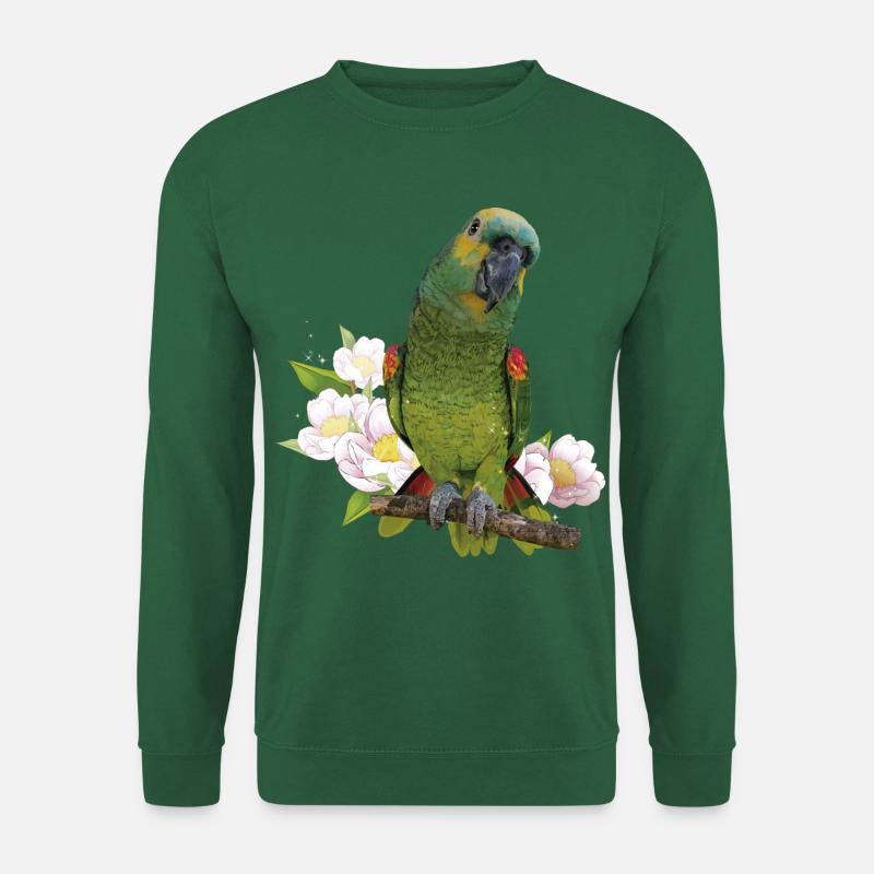 The blue-fronted amazon - Unisex Sweatshirt - green