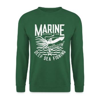 Marine Diving club - Unisex Sweatshirt - green - Front