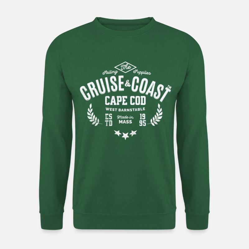 Cruise Coast Cape Cod - Sweat-shirt Unisexe - vert foncé