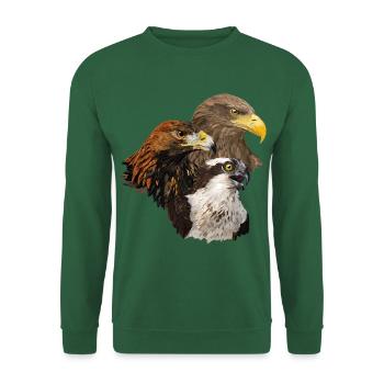 Oiseaux de proie - Sweat-shirt Unisexe - vert foncé - Devant
