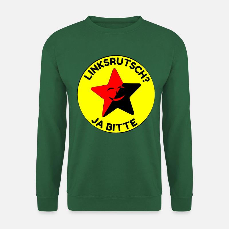 linksrutsch? ja bitte - Unisex Pullover - Grün