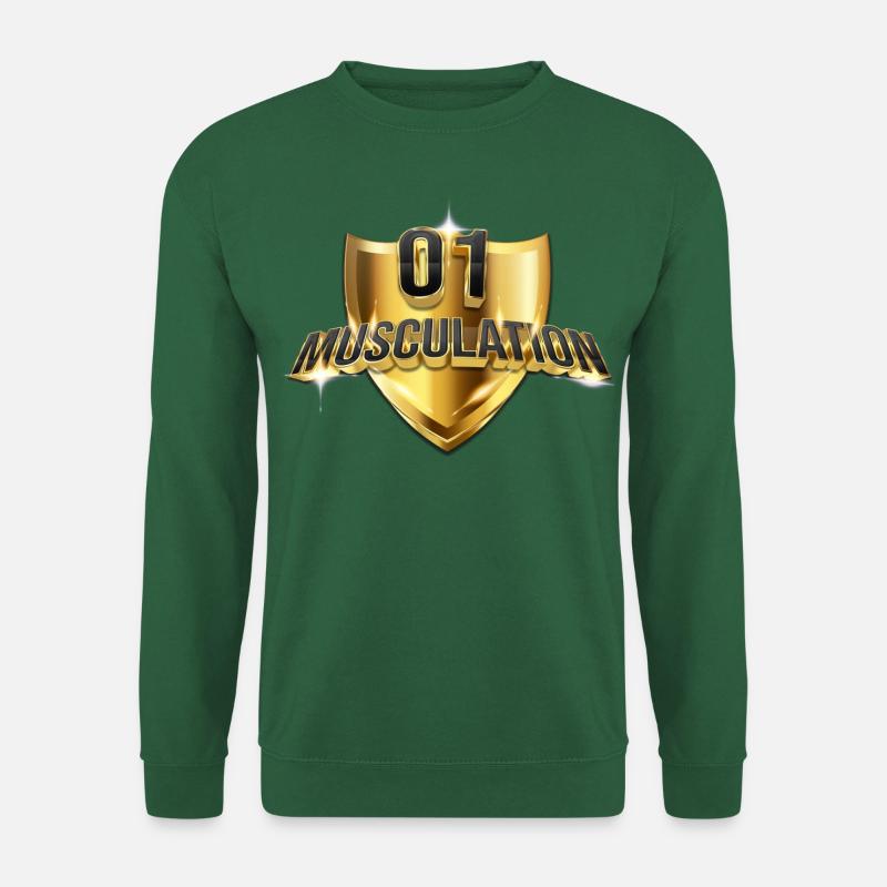 Logo 01Muskulation - Unisex Pullover - Grün