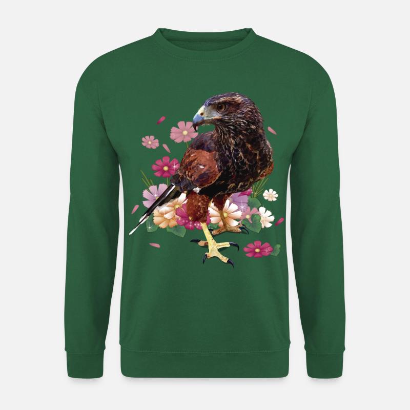 Der rot-schwarze Adler - Unisex Pullover - Grün