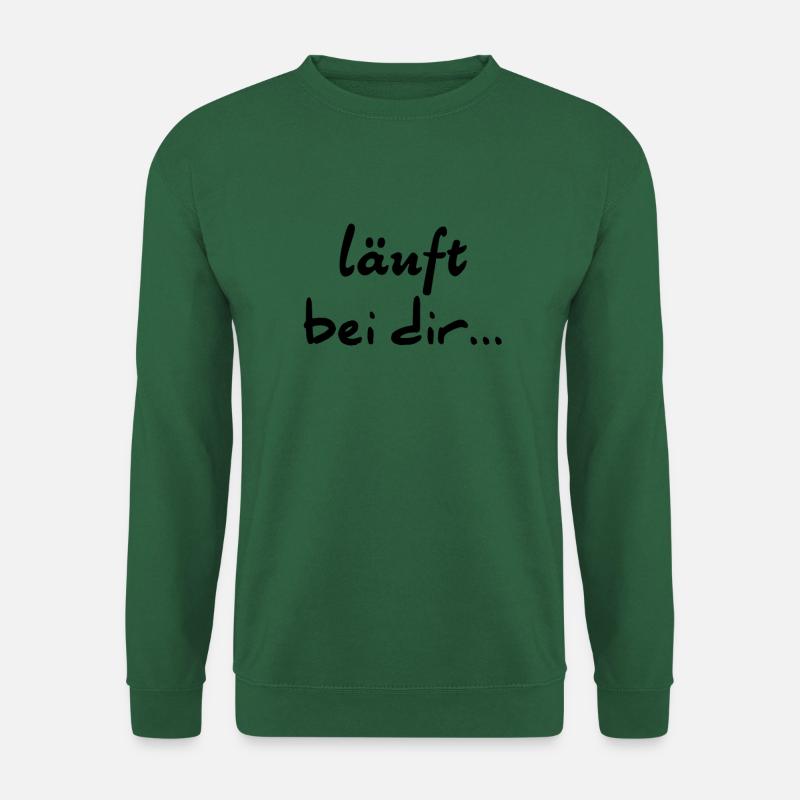 Läuft bei dir - Unisex Pullover - Grün