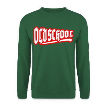 oldschool vintage retro - Unisex Pullover - Grün - Vorne