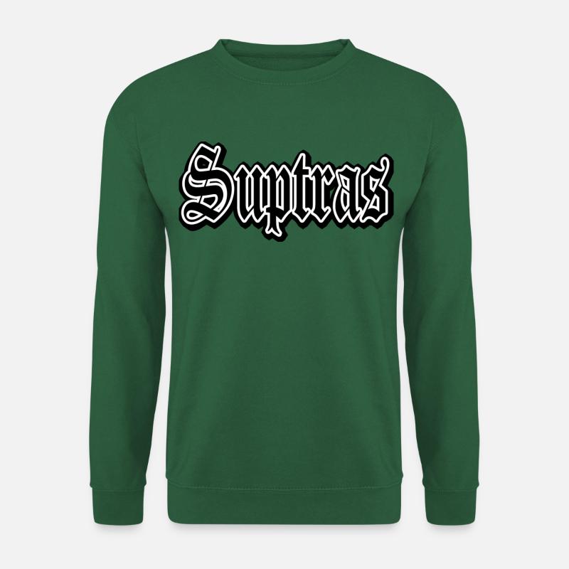hooligan hools tribüne block 9a suptras ultras fan - Unisex Pullover - Grün