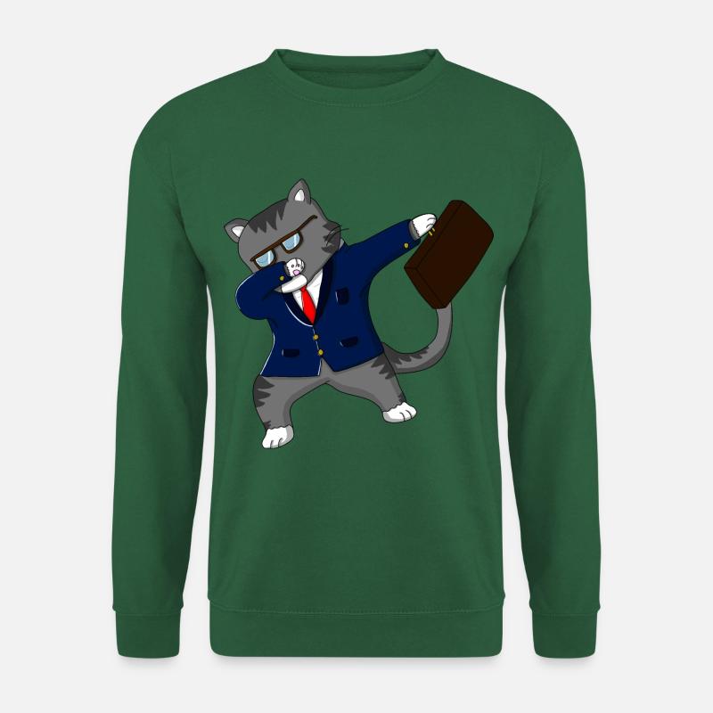 Chat avocat - Sweat-shirt Unisexe - vert foncé