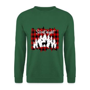 Stille Nacht Weihnachten Geschenk - Unisex Pullover - Grün - Vorne