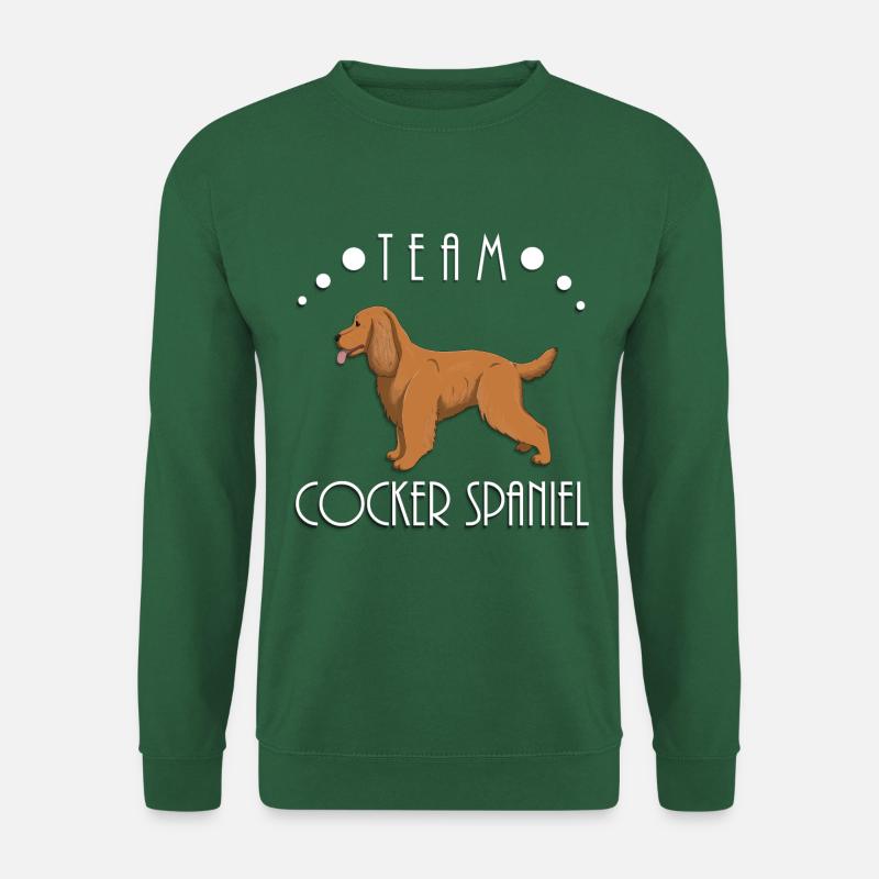 Team Cocker Spaniel - Rot - Unisex Pullover - Grün