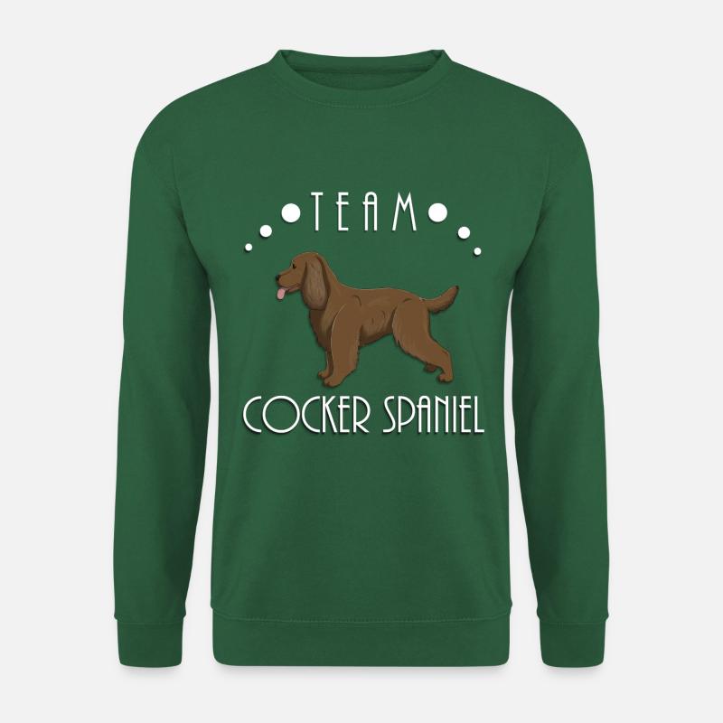 Team Cocker Spaniel - Leber - Unisex Pullover - Grün
