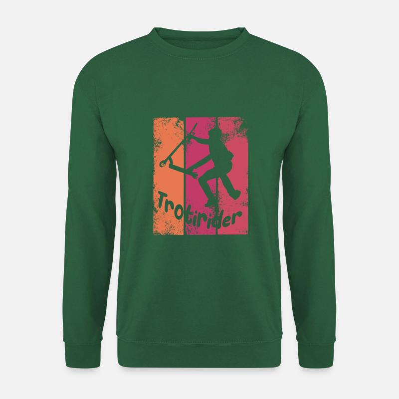 Trotirider Kunststil - Unisex Pullover - Grün