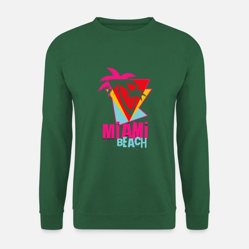 MIAMI Beach Kunst - Unisex Pullover - Grün