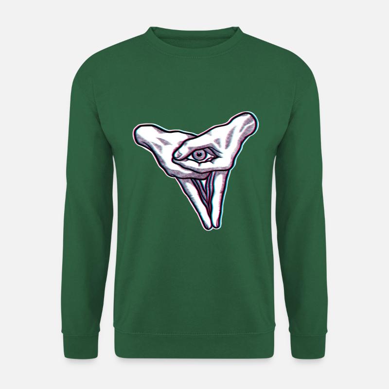 Effekt der Augenverschwammung - Unisex Pullover - Grün