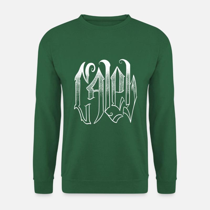 CALEB Dark Schriftzug - Unisex Pullover - Grün