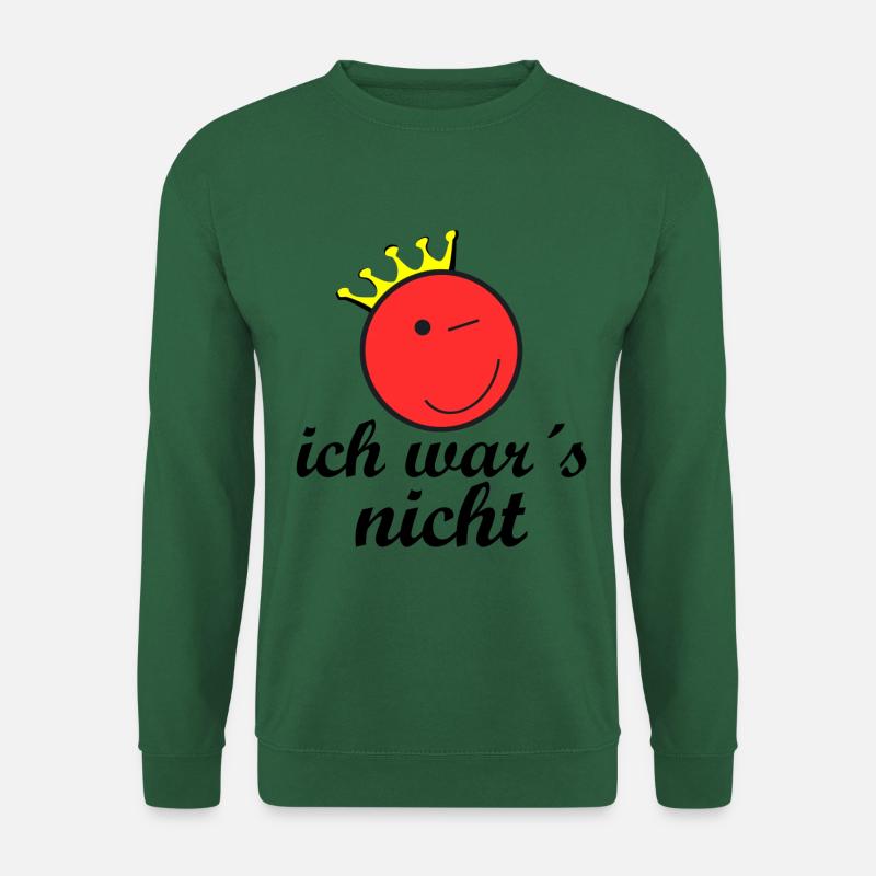 Ich war es nicht - Unisex Pullover - Grün