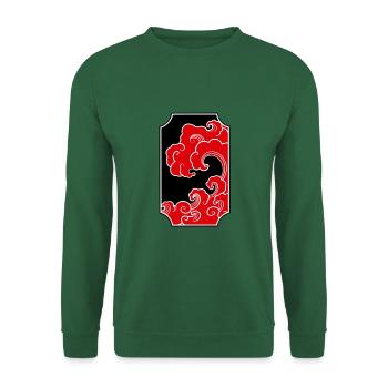 Manga-Kunst - Unisex Pullover - Grün - Vorne
