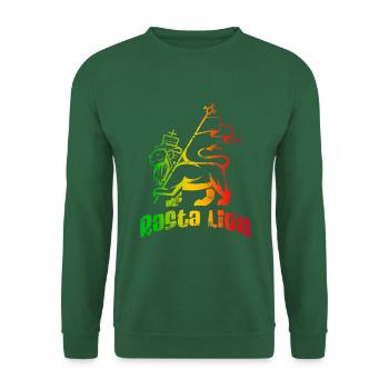 Rasta Lion - Sweat-shirt Unisexe - vert foncé - Devant
