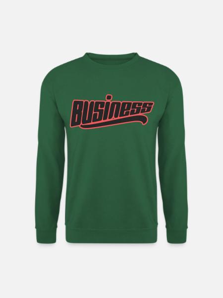 business influencer money firma boss chef - Unisex Pullover - Grün