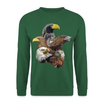 red kite - Unisex Sweatshirt - green - Front
