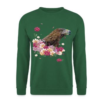 aigle royal - Sweat-shirt Unisexe - vert foncé - Devant