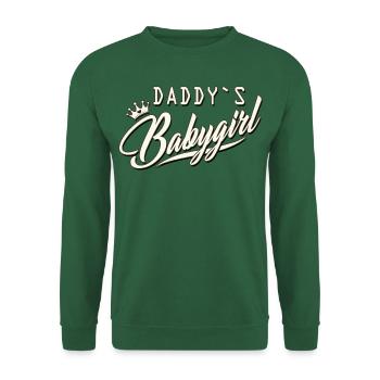 babygirl princess queen girl eltern baby shirt - Unisex Pullover - Grün - Vorne