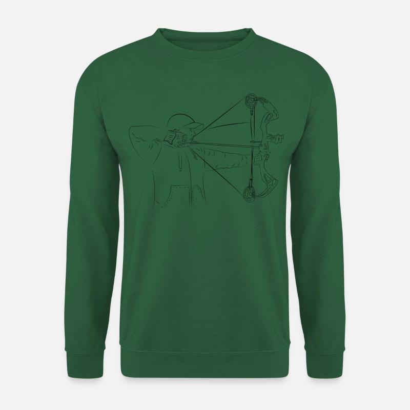 Bogenschütze Compound Bogen T-Shirt - Unisex Pullover - Grün