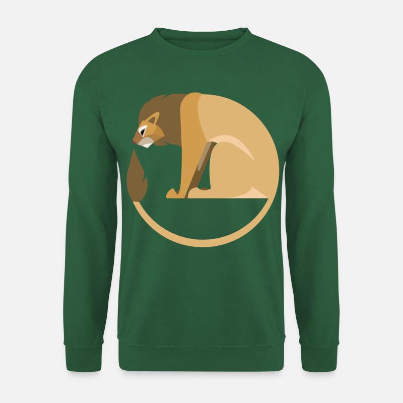 Löwe - Unisex Pullover - Grün