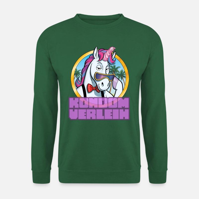 Kondom Verleih - Unisex Pullover - Grün