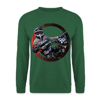 Motocross - Unisex Sweatshirt - green - Front