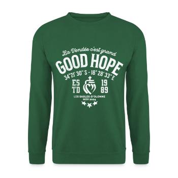 Vendée Good Hope cape 2024 - Unisex Sweatshirt - green - Front
