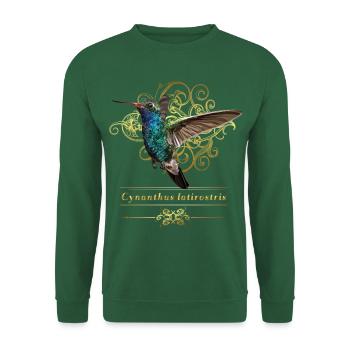 Piquiancho hummingbird - Unisex Sweatshirt - green - Front