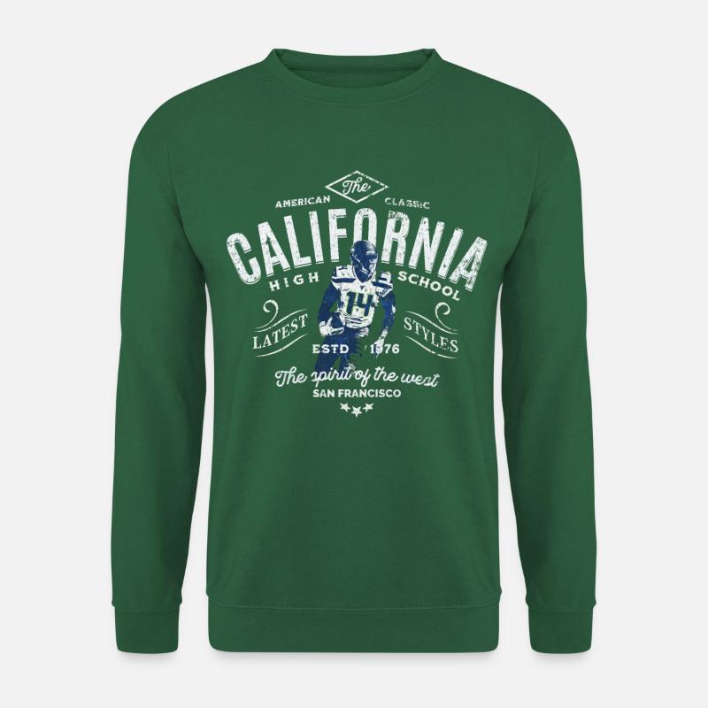 Kalifornischer Highschool-Geist des Westens - Unisex Pullover - Grün