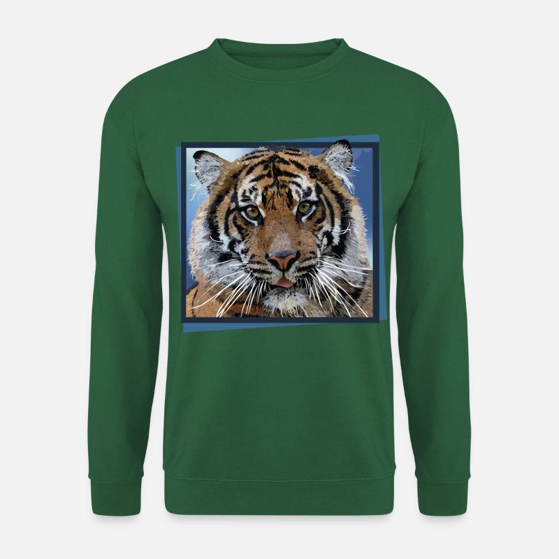 Tiger - Unisex Pullover - Grün