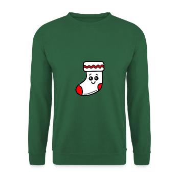 Sock Christmas Cute - Unisex Sweatshirt - green - Front