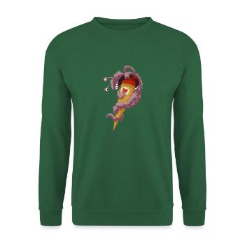 School Cone Monster - Unisex Sweatshirt - green - Front
